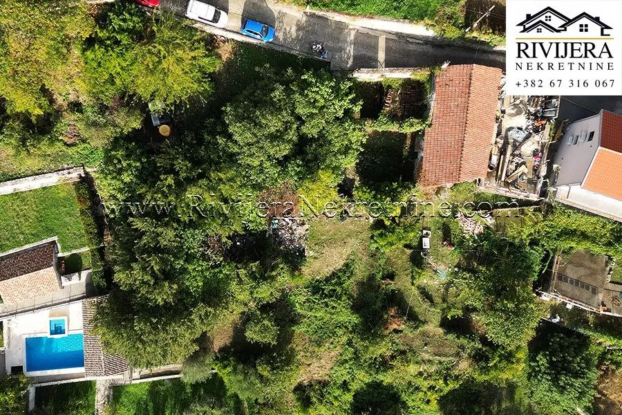 Prodaja, plac, 1040m², Dub, Kotor