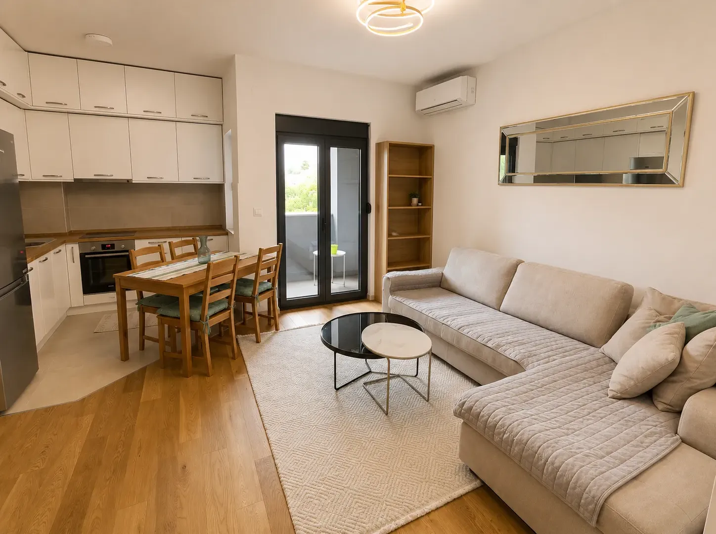 Rent, one bedroom apartment, 35m², Pod Goricom, Podgorica