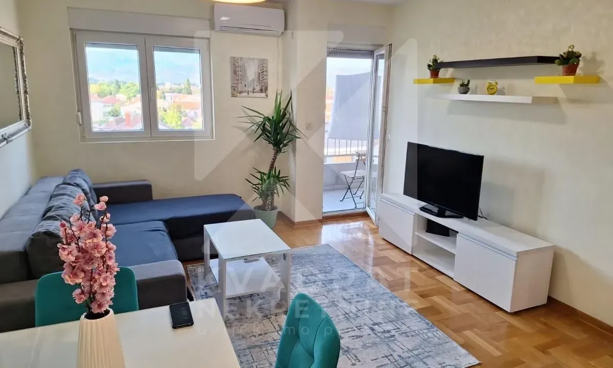Rent, one bedroom apartment, 43m², Stari Aerodrom, Podgorica