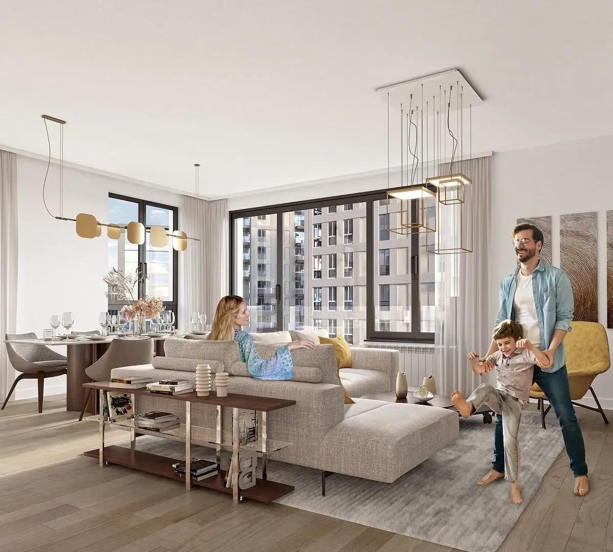 Sale, four bedroom apartment, 125m², Beograd Na Vodi, Beograd