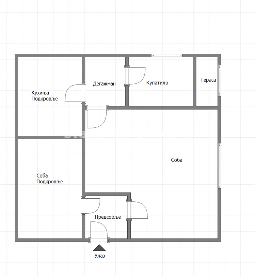Prodaja, jednosoban stan, 32m², Vrbas, Novi Sad