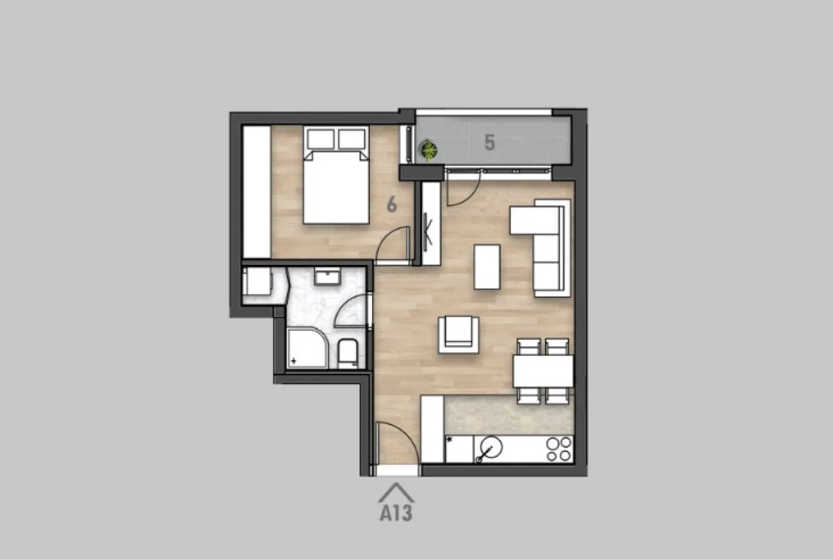 Prodaja, stan, 41m², Socijalno, Novi Sad Sve Podlokacije