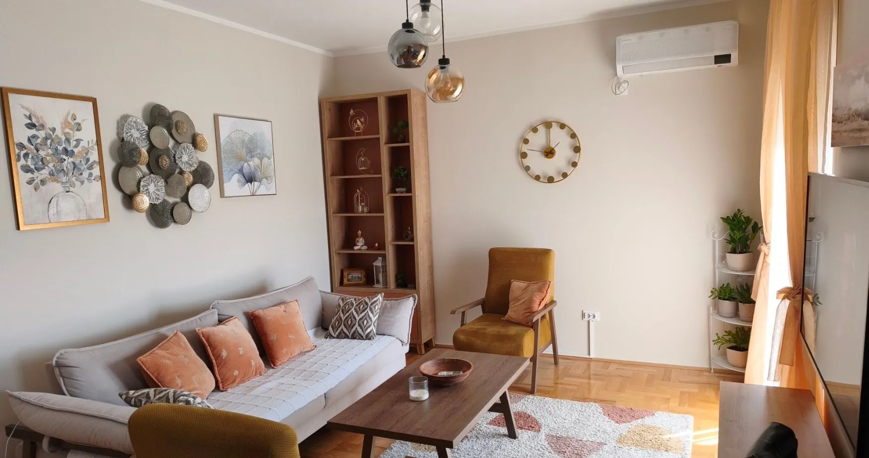 Rent, one bedroom apartment, 48m², Zabjelo, Podgorica
