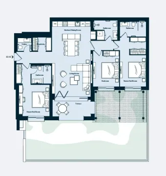 Prodaja, trosoban stan, 138m², Luštica Bay, Tivat - image 20