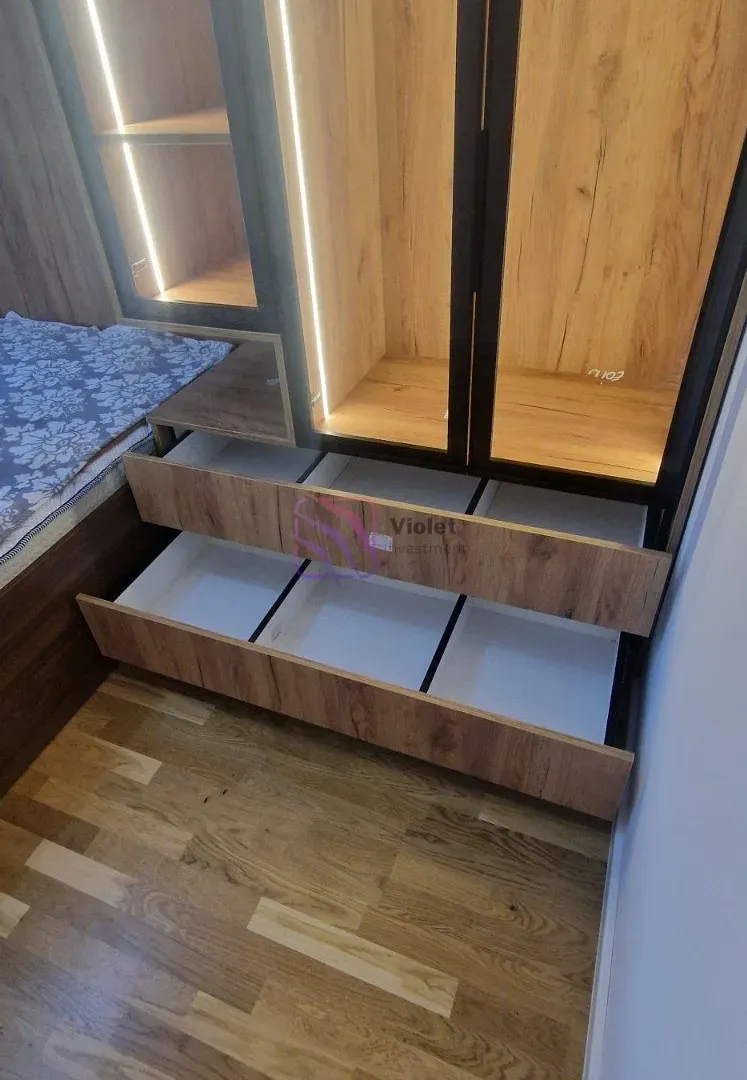 Rent, one bedroom apartment, 46m², Stari Aerodrom, Podgorica