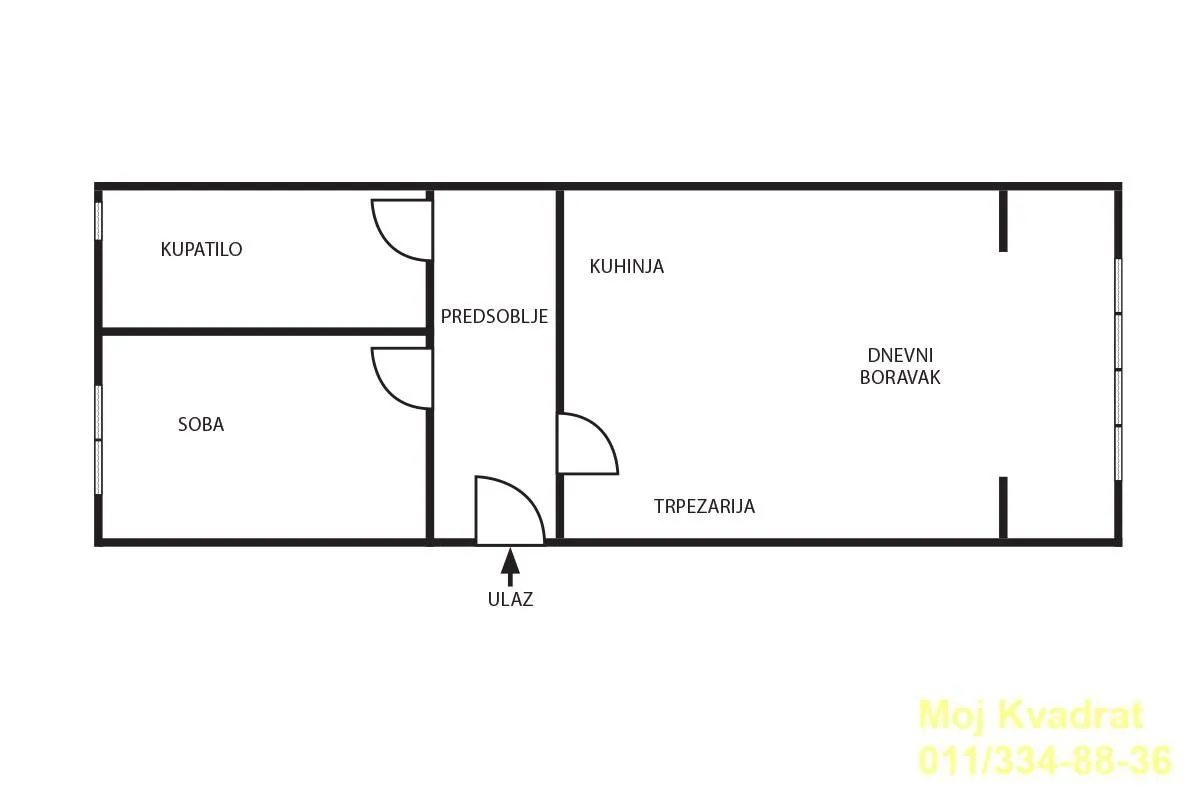 Prodaja, dvosoban stan, 46m², Hala Pionir, Palilula Sve Podlokacije