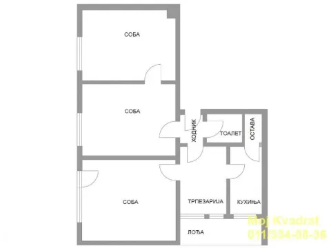 Prodaja, trosoban stan, 79m², Kotež 1, Pančevo - image 18