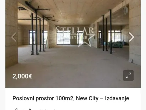 Izdavanje, poslovni prostor, 100m², City Kvart, Podgorica - image 2