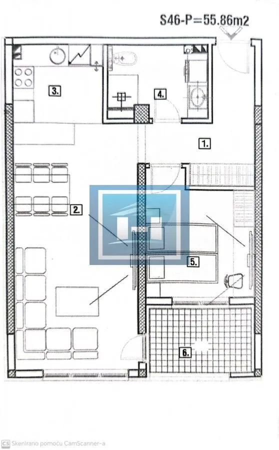 Prodaja, jednosoban stan, 55m², Paraćin, Srbija