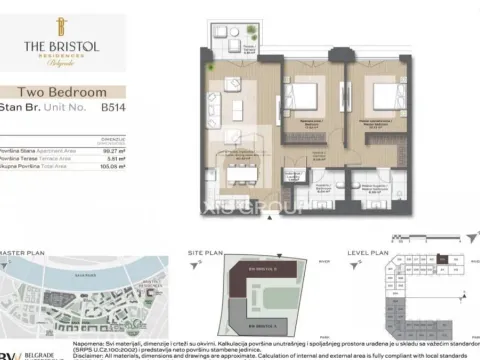 Sale, one bedroom apartment, 112m², Savski Venac, Beograd - image 12