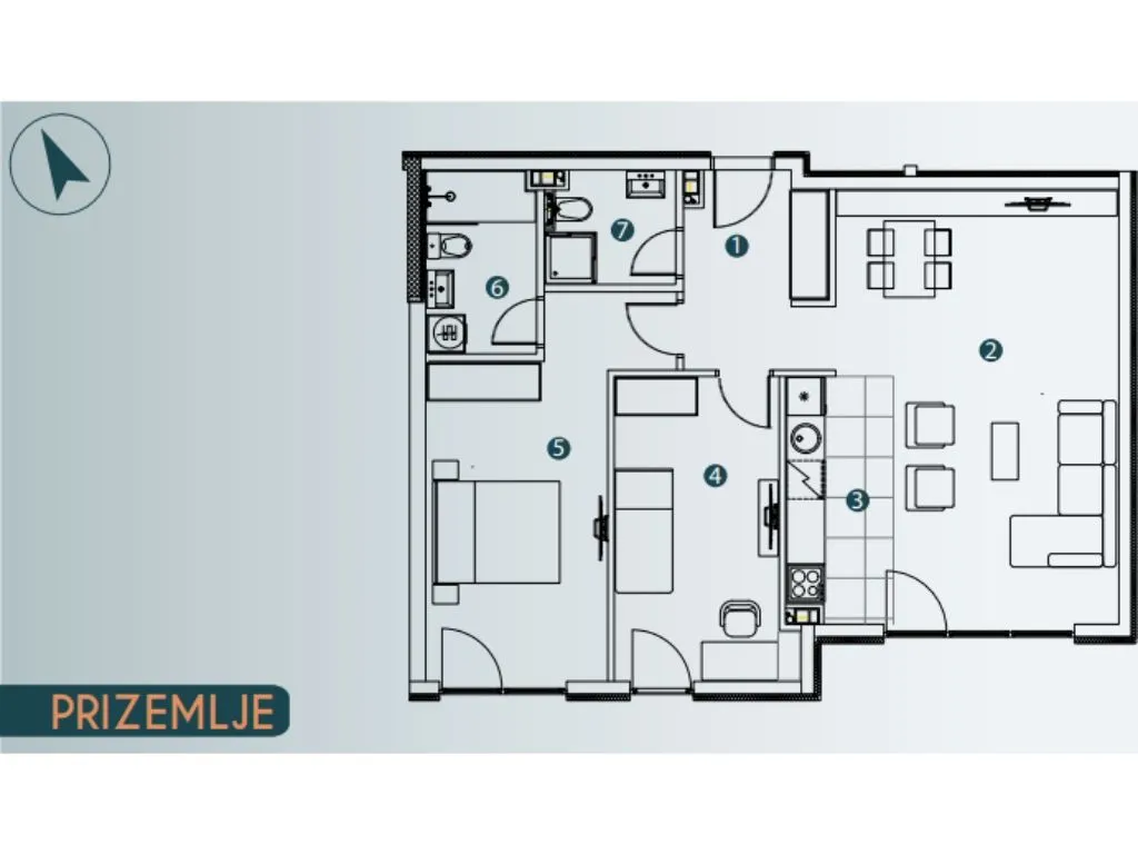 Prodaja, trosoban stan, 79m², Altina, Beograd