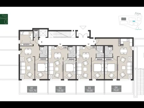 Prodaja, garsonjera, 24m², Tivat, Crna Gora - image 8