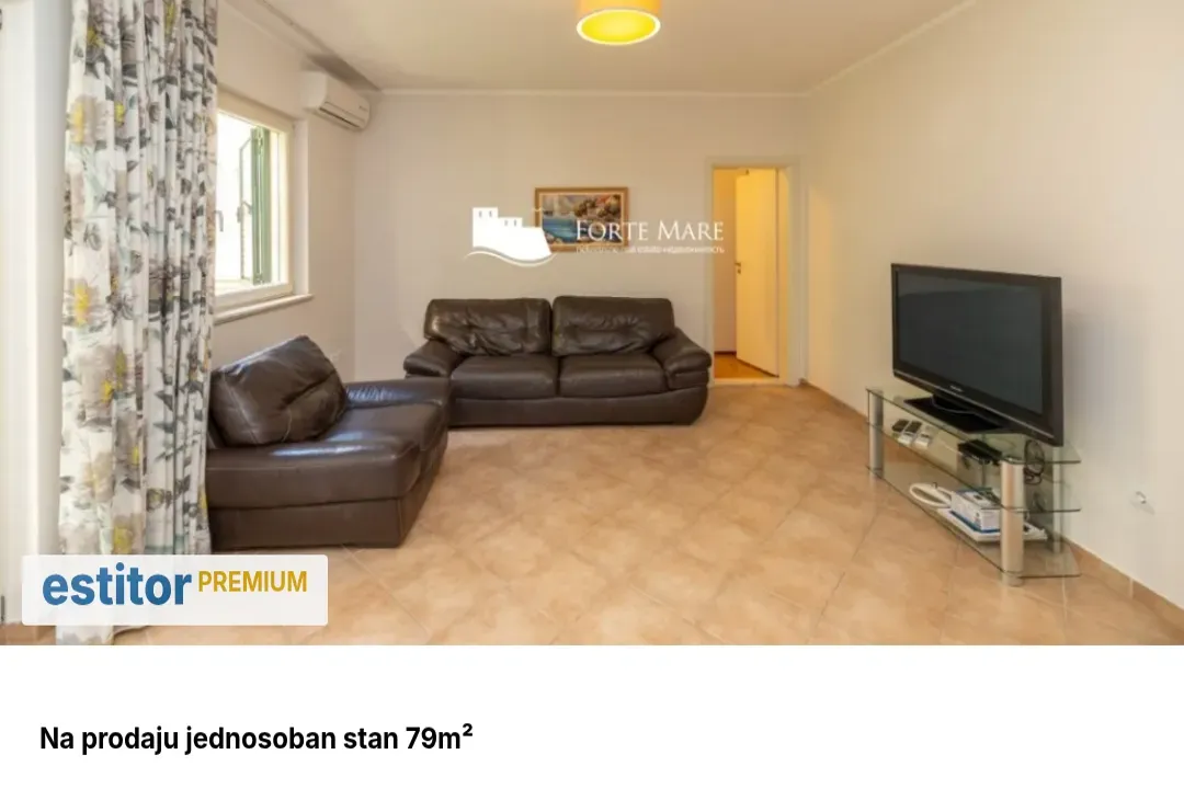 Prodaja, jednosoban stan, 79m², Herceg Novi, Crna Gora