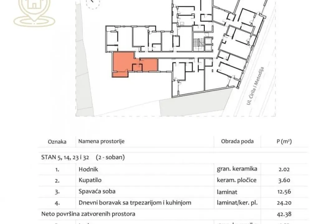 Prodaja, jednosoban stan, 47m², Medijana, Niš