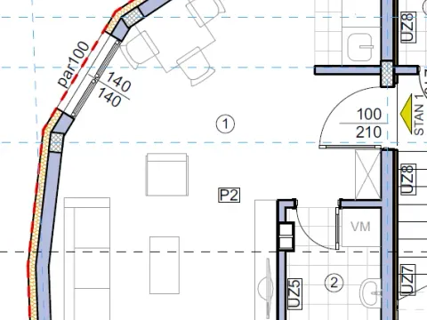 Sale, two bedroom apartment, 29m², Donja Vrežina, Niš - image 6