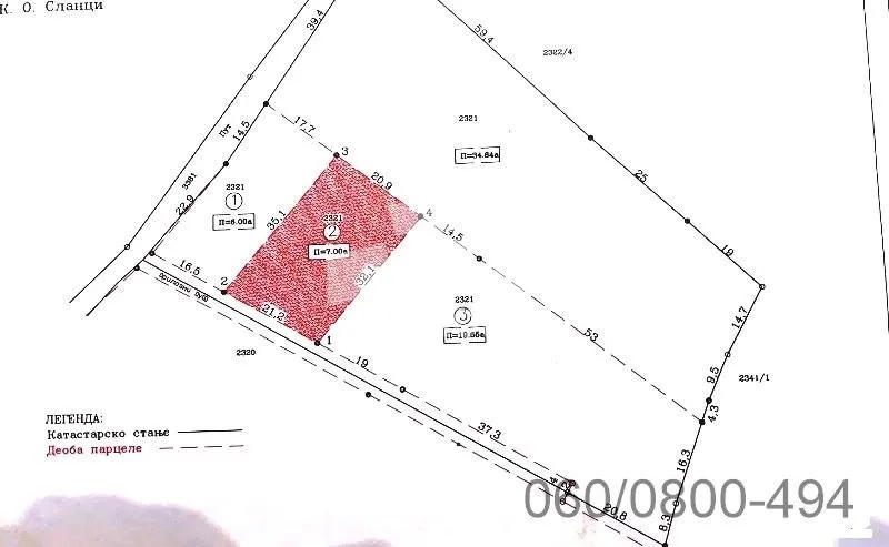 Prodaja, plac, 2000m², Palilula Sve Podlokacije, Beograd
