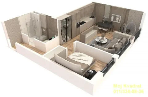 Prodaja, dvosoban stan, 53m², Čukarica, Beograd - image 5