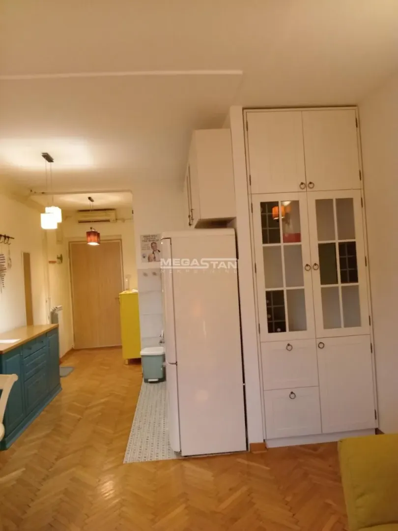 Izdavanje, dvosoban stan, 50m², Palilula Sve Podlokacije, Beograd