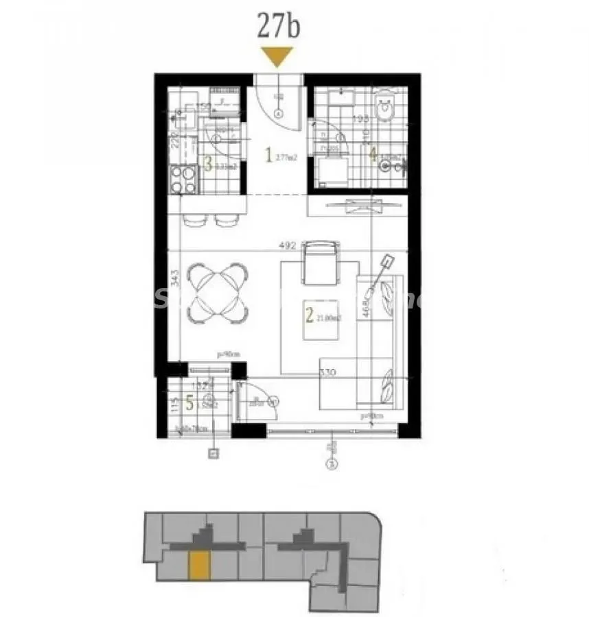 Prodaja, jednosoban stan, 32m², Petrovaradin, Novi Sad