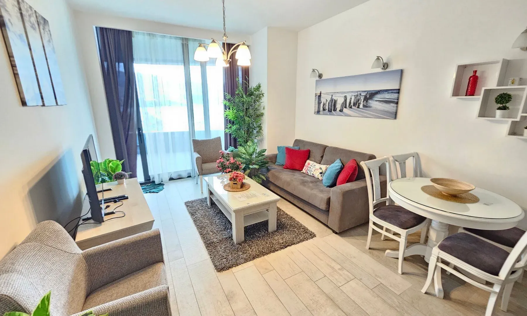 Rent, one bedroom apartment, 57m², Budva, Crna Gora