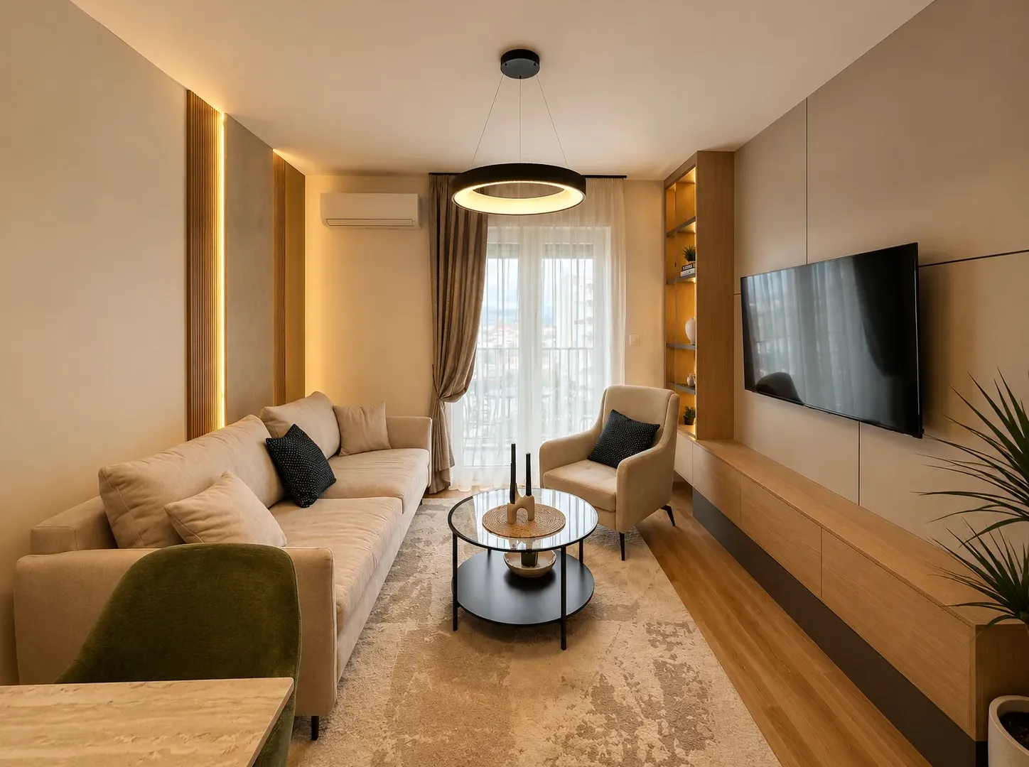 Izdavanje, jednosoban stan, 43m², Zabjelo, Podgorica