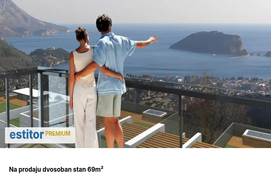 Prodaja, dvosoban stan, 69m², Budva, Crna Gora