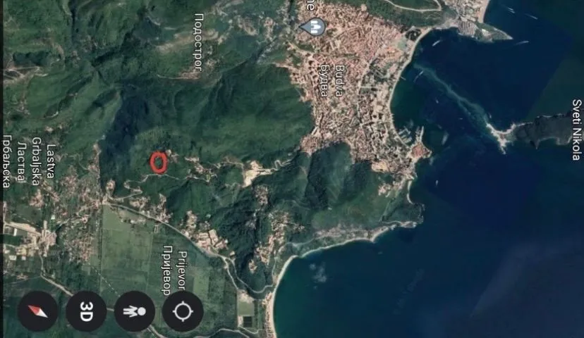 Prodaja, plac, 6241m², Budva, Crna Gora