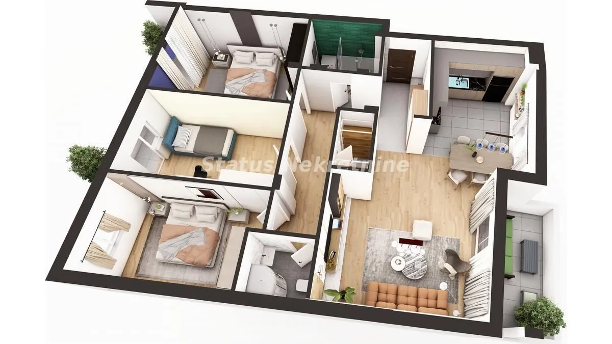 Sale, four bedroom apartment, 132m², Petrovaradin, Novi Sad