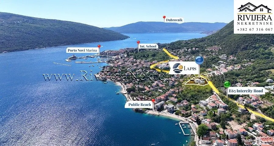 Sale, one bedroom apartment, 47m², Đenovići, Herceg Novi