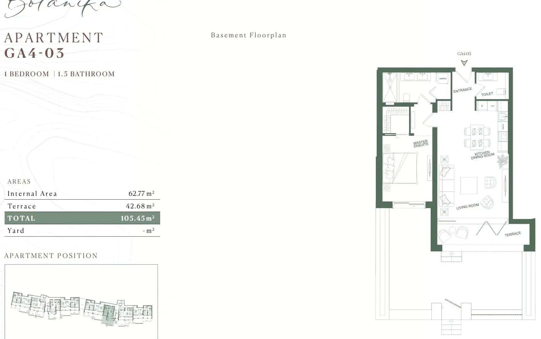 Prodaja, jednosoban stan, 60m², Luštica Bay, Tivat
