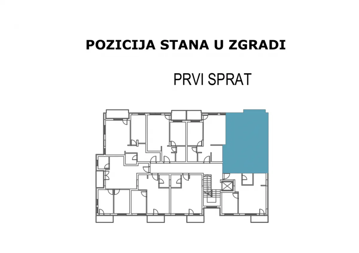 Prodaja, dvosoban stan, 57m², Duvanika, Zrenjanin