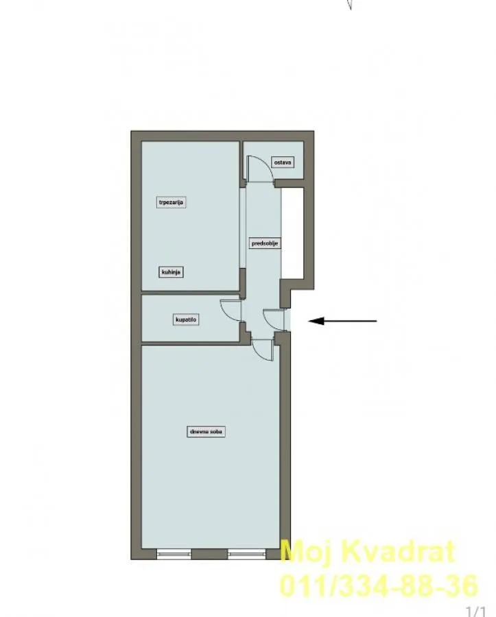 Prodaja, jednosoban stan, 28m², Palilulska Pijaca, Palilula Sve Podlokacije