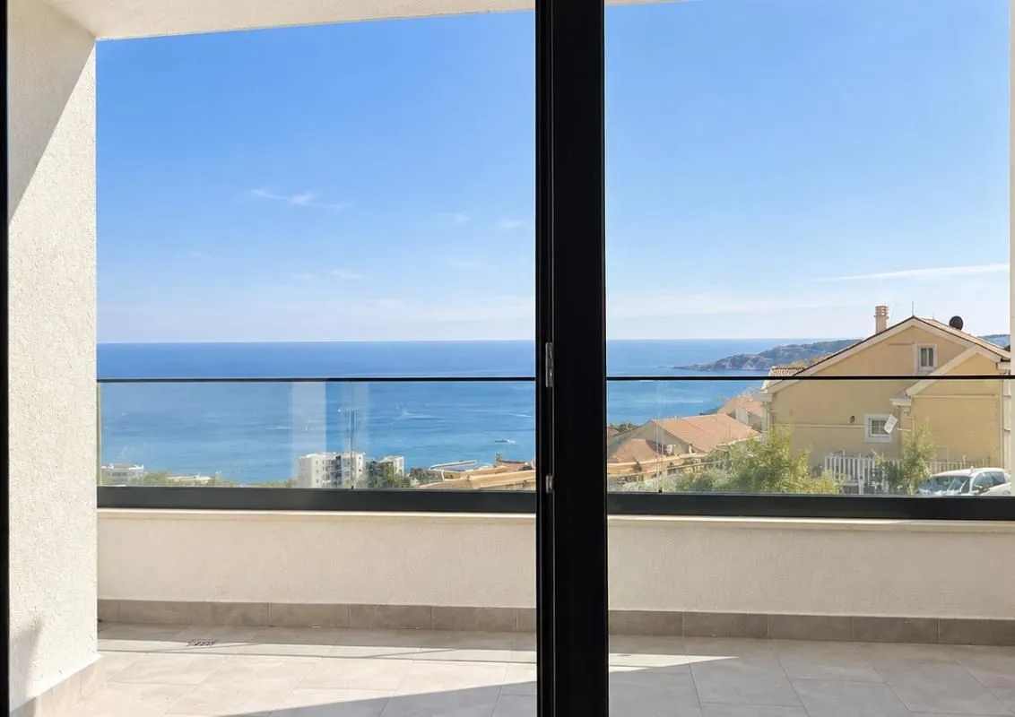 Sea view from the terrace.