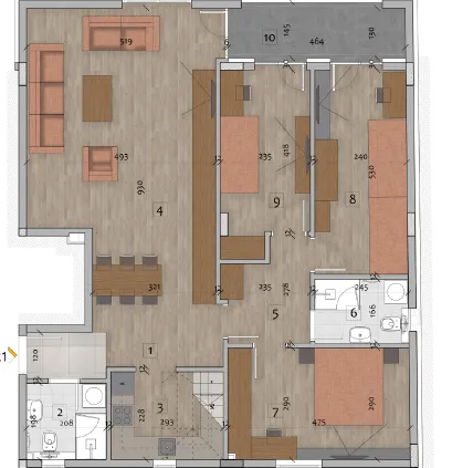 Prodaja, trosoban stan, 72m², Medijana, Niš