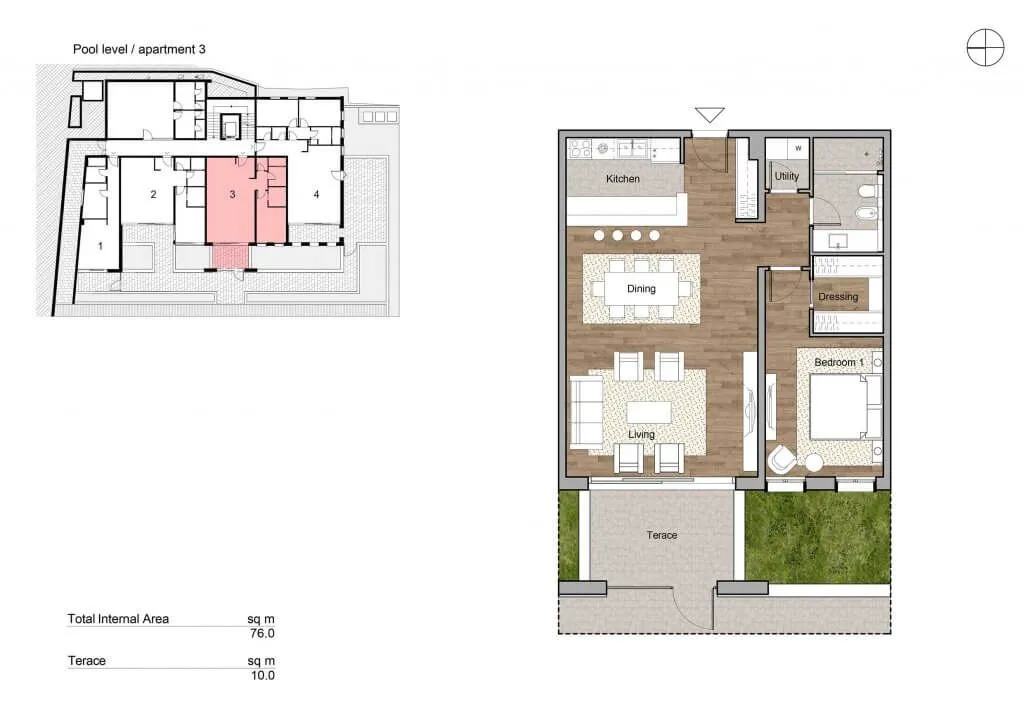 Prodaja, stan, 56m², Tivat, Crna Gora
