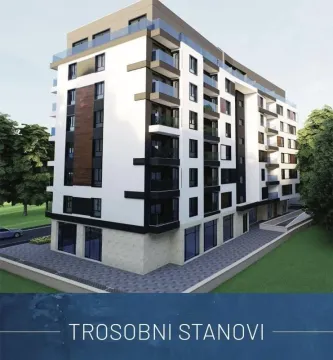 Spoljašnji izgled moderne višestambene zgrade sa terasama i uređenim okruženjem. - image 3