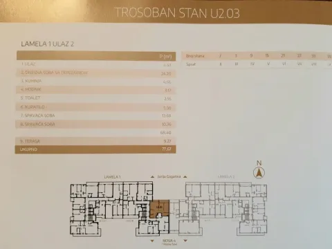 Prodaja, trosoban stan, 78m², Novi Beograd Blok 25, Novi Beograd Sve Podlokacije - image 6