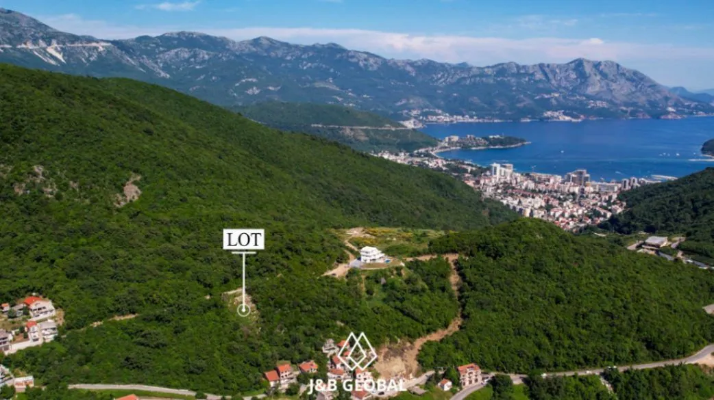 Prodaja, plac, 1000m², Prijevor, Budva
