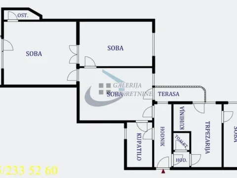 Prodaja, trosoban stan, 91m², Zeleni Venac, Beograd - image 4