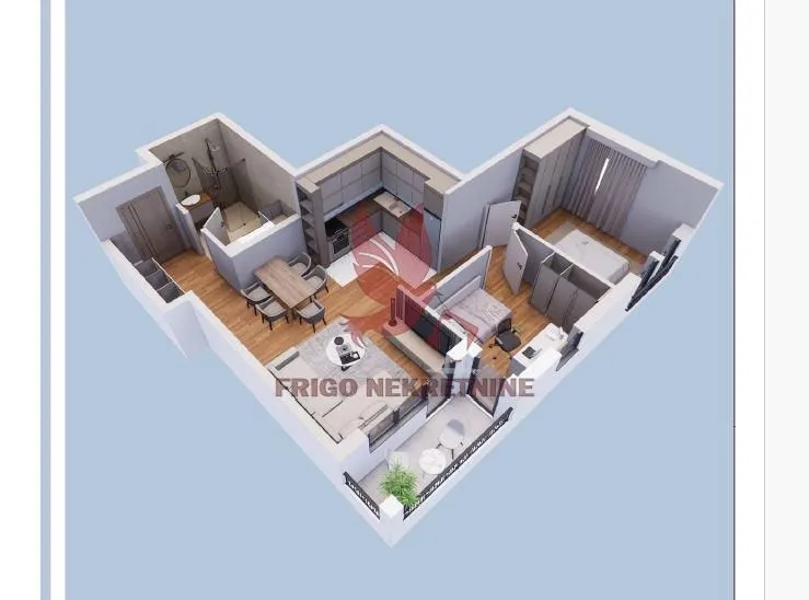 Sale, three bedroom apartment, 60m², Mladenovac, Beograd
