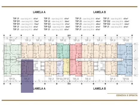 Sale, one bedroom apartment, 47m², Zagorič, Podgorica - image 2