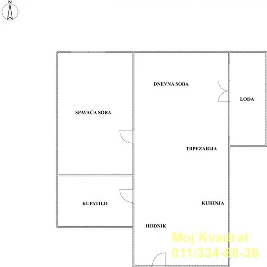 Sale, two bedroom apartment, 41m², Vidikovački venac, Rakovica