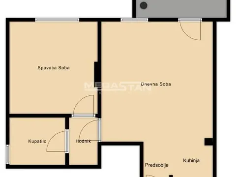 Prodaja, dvosoban stan, 55m², Mali Mokri Lug, Zvezdara Sve Podlokacije - image 3