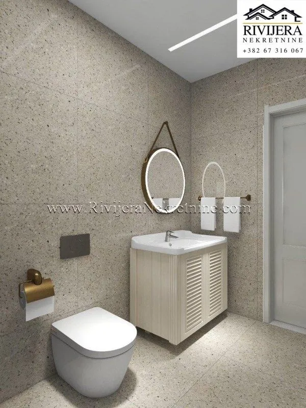 Prodaja, jednosoban stan, 49m², Risan, Kotor