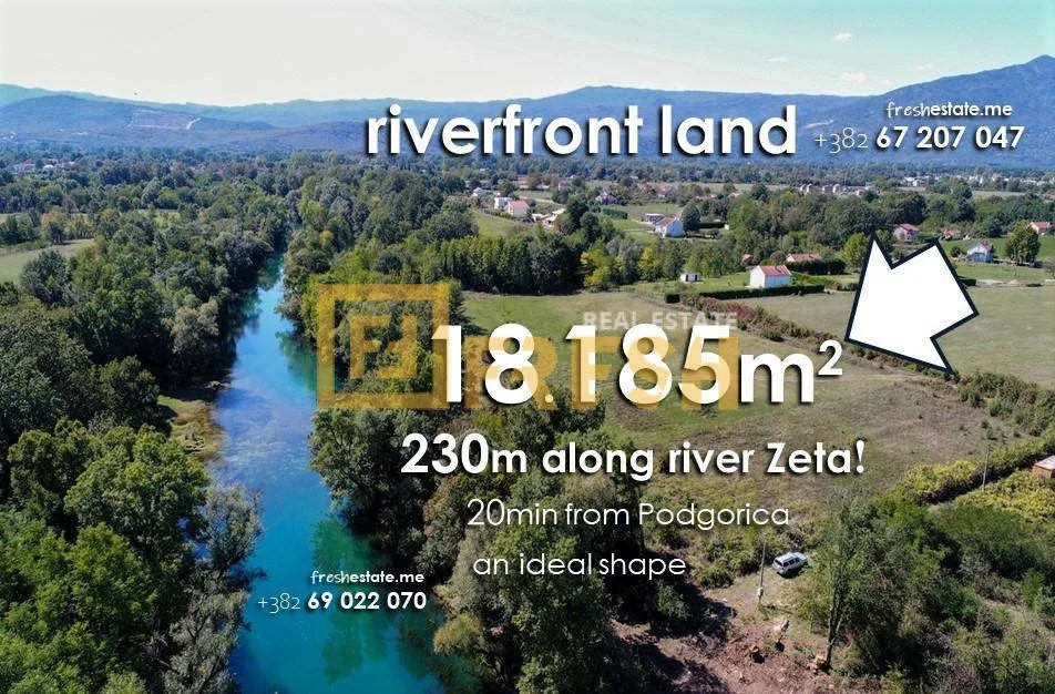 Prodaja, plac, 18185m², Danilovgrad, Crna Gora