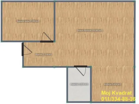 Prodaja, dvosoban stan, 39m², Kluz, Zvezdara Sve Podlokacije - image 8