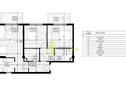 Prodaja, dvosoban stan, 80m², Momišići, Podgorica - image 6