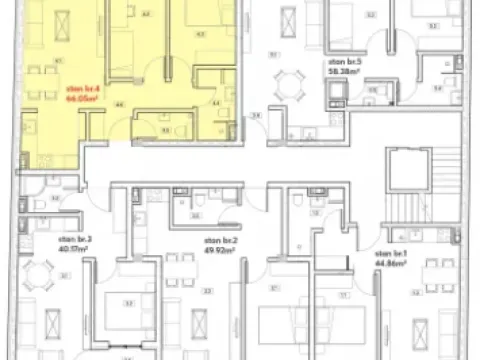 Prodaja, trosoban stan, 66m², Pančevo, Srbija - image 5