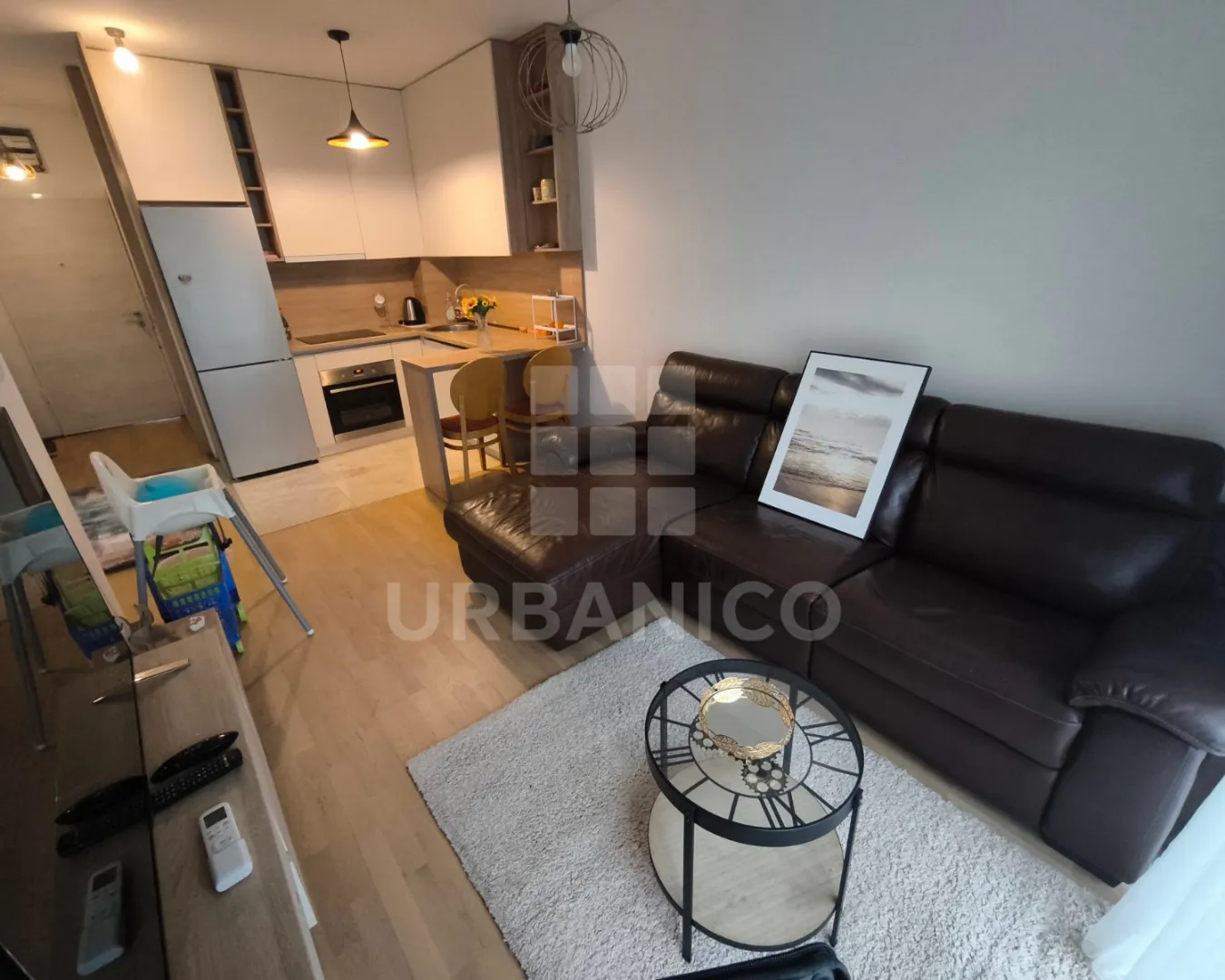 Rent, one bedroom apartment, 37m², Central Point, Podgorica