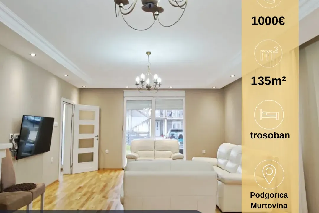 Rent, house, 135m², Murtovina, Podgorica